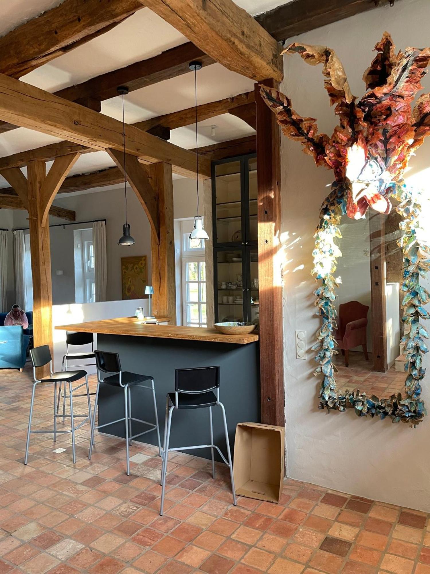 טקלנבורג Ferienhaus Am Wasserschloss Haus Marck מראה חיצוני תמונה