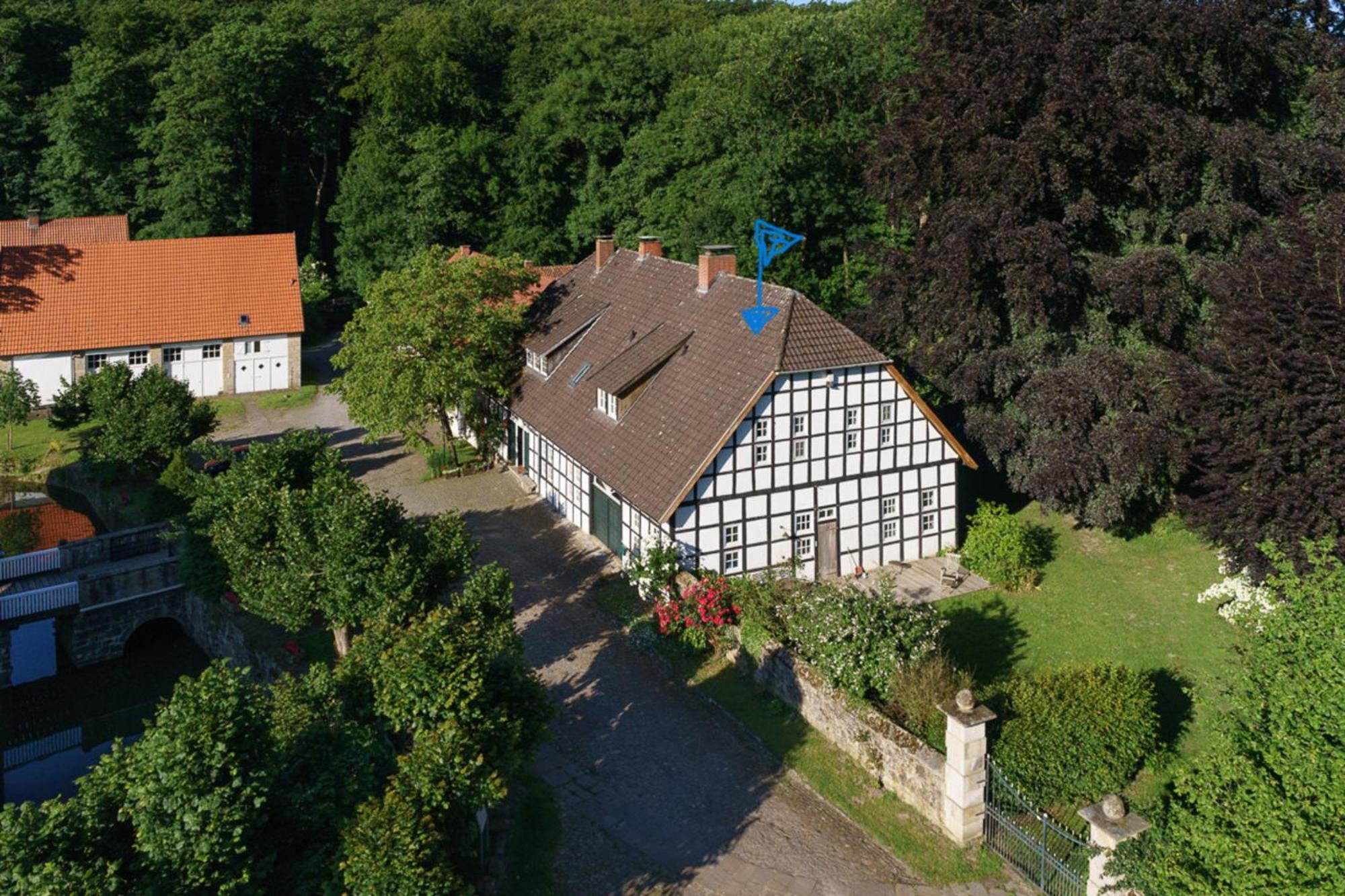 טקלנבורג Ferienhaus Am Wasserschloss Haus Marck מראה חיצוני תמונה